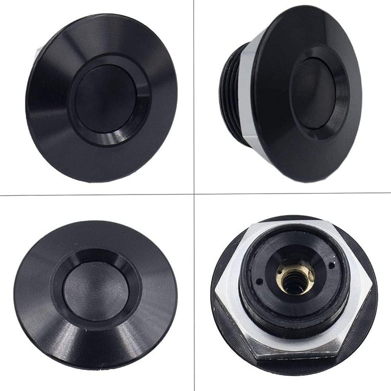 ANJOSHI 2Pack Quick Release Latch Lock Clip Push Button Bonnet Kit 1.5in/38mm Diameter Universal Aluminum Alloy Quick Latch Lock for Bumper License Plate Hood or Various DIY(2Pack Plus) - Image 5